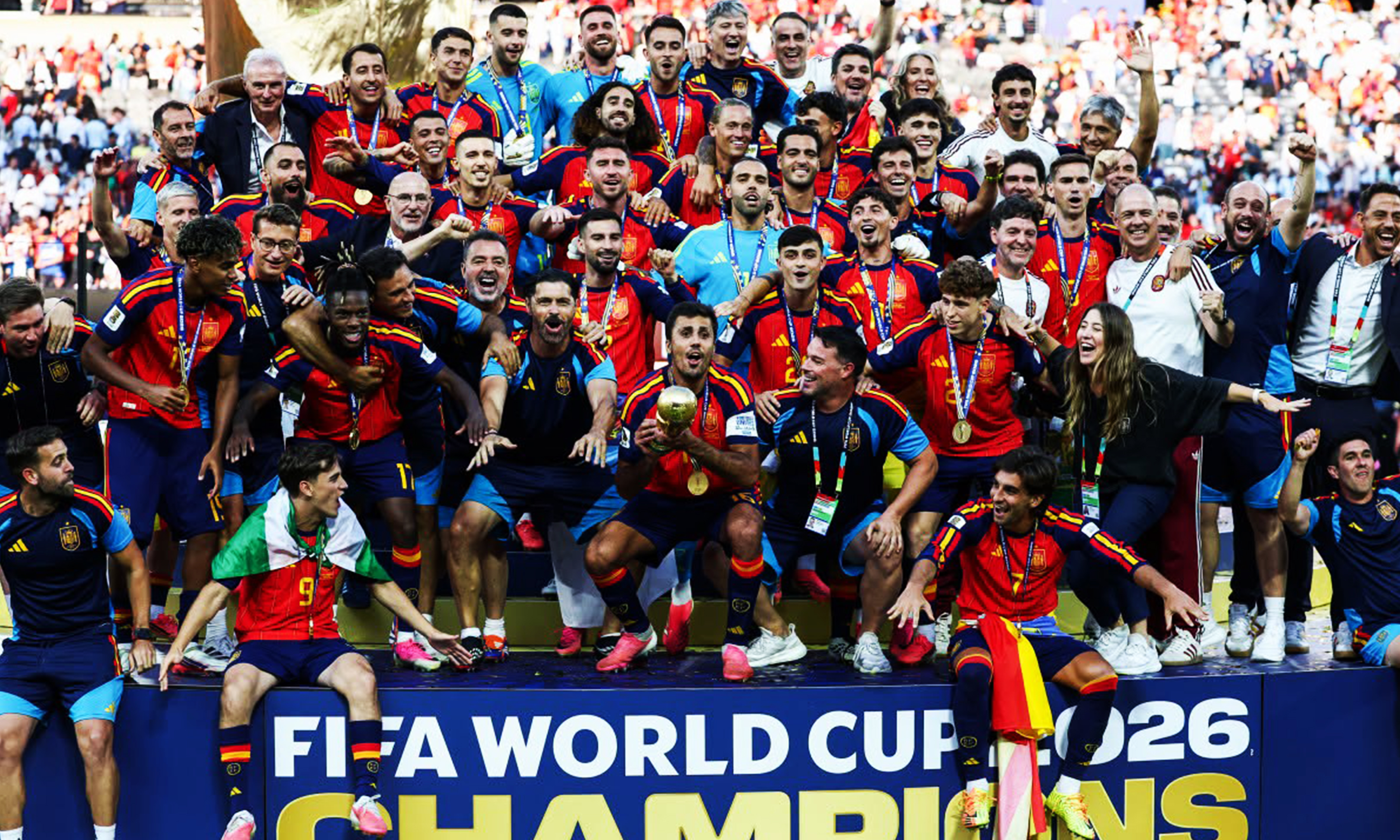 ¡España Campeón! La roja venció a Argentina 1 a 0