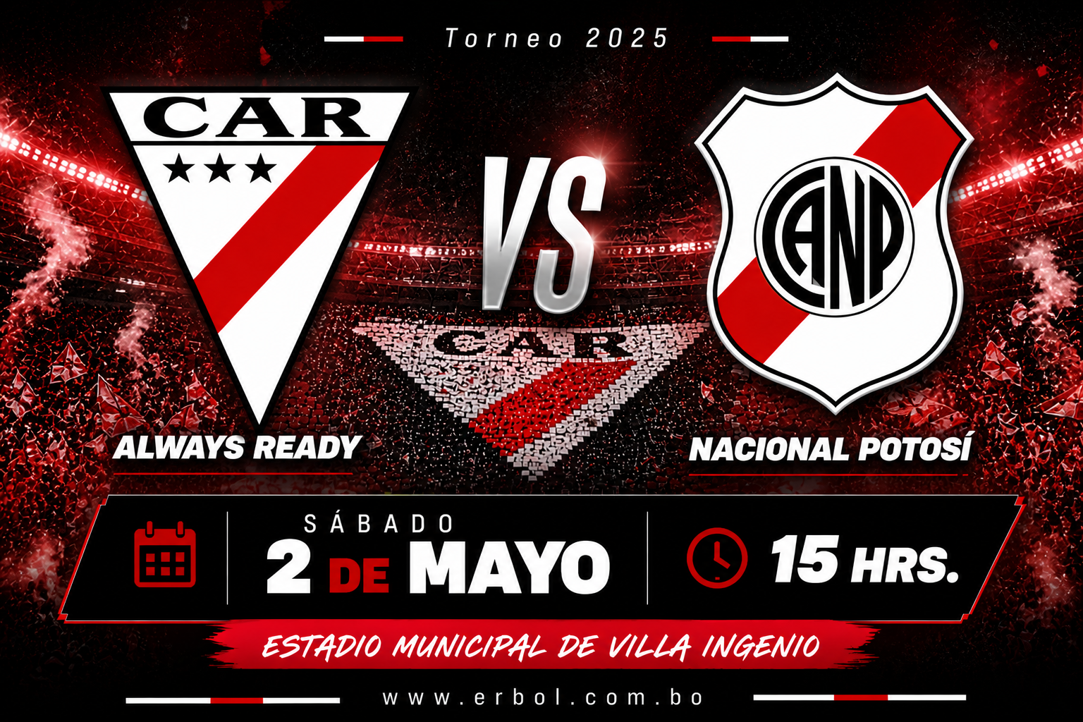 Always Ready vs Nacional Potosí en la radio