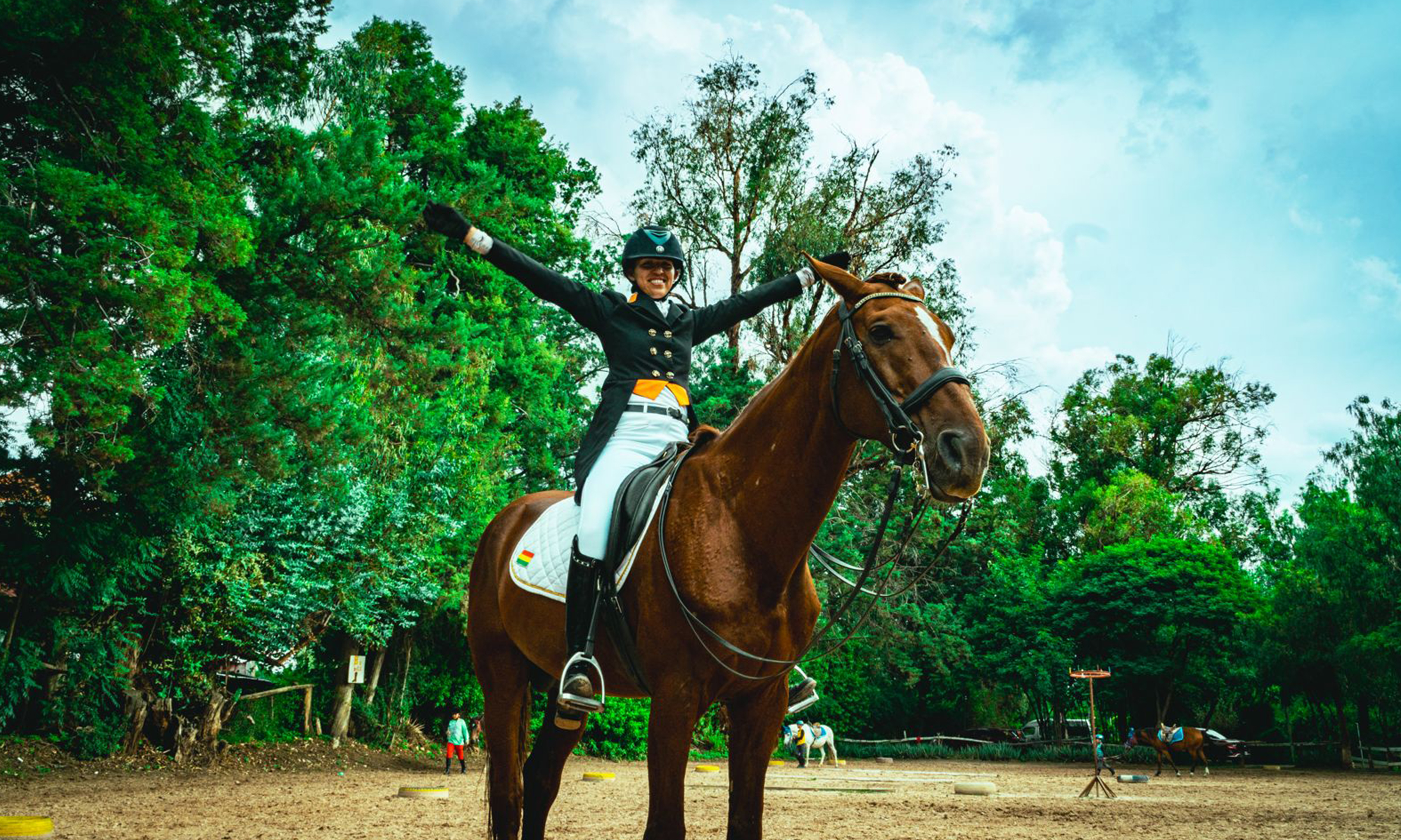 Andrea Arce y su historia con su caballo T-Selecto