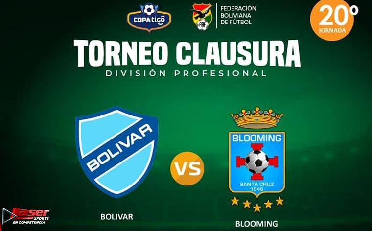 BOLÍVAR Vs. BLOOMING en Vivo