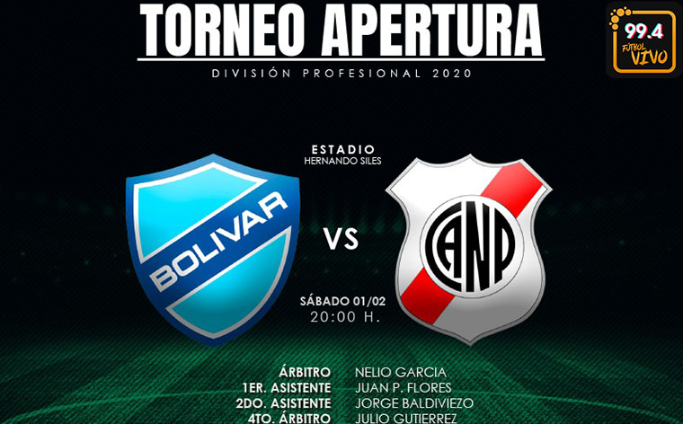 BOLÍVAR VS. NACIONAL POTOSÍ en la Radio