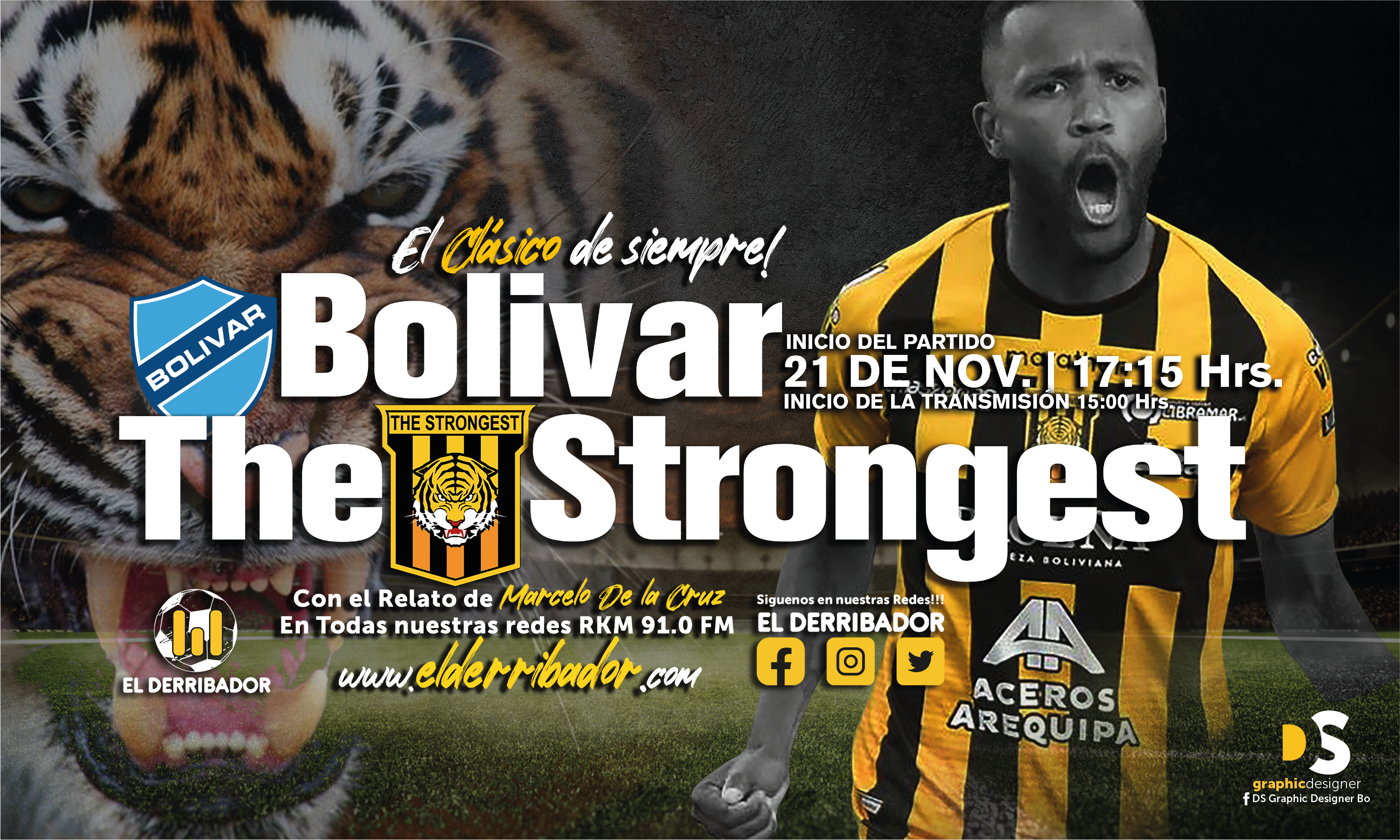 Bolívar Vs. The Strongest en Vivo
