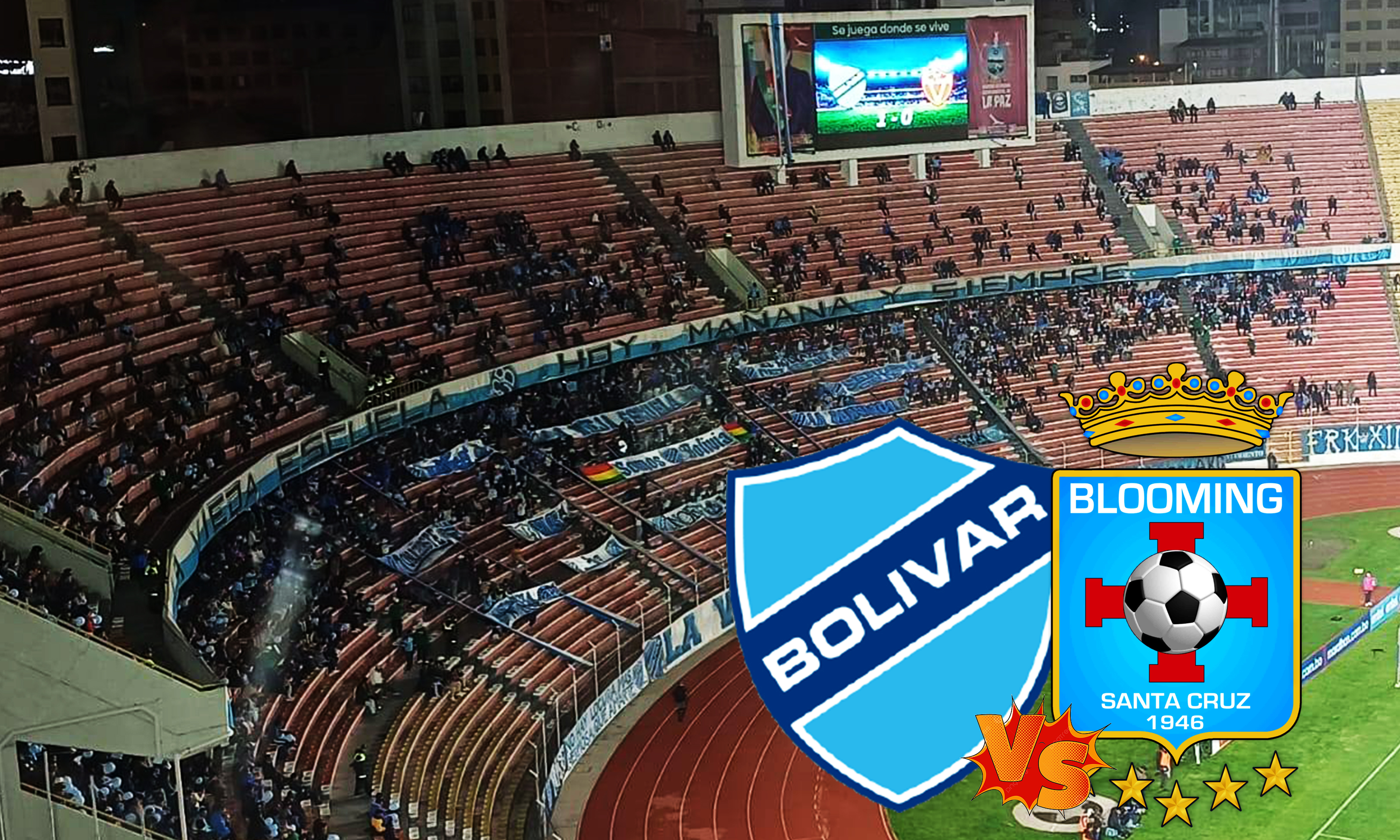 Bolívar vs Blooming en la radio