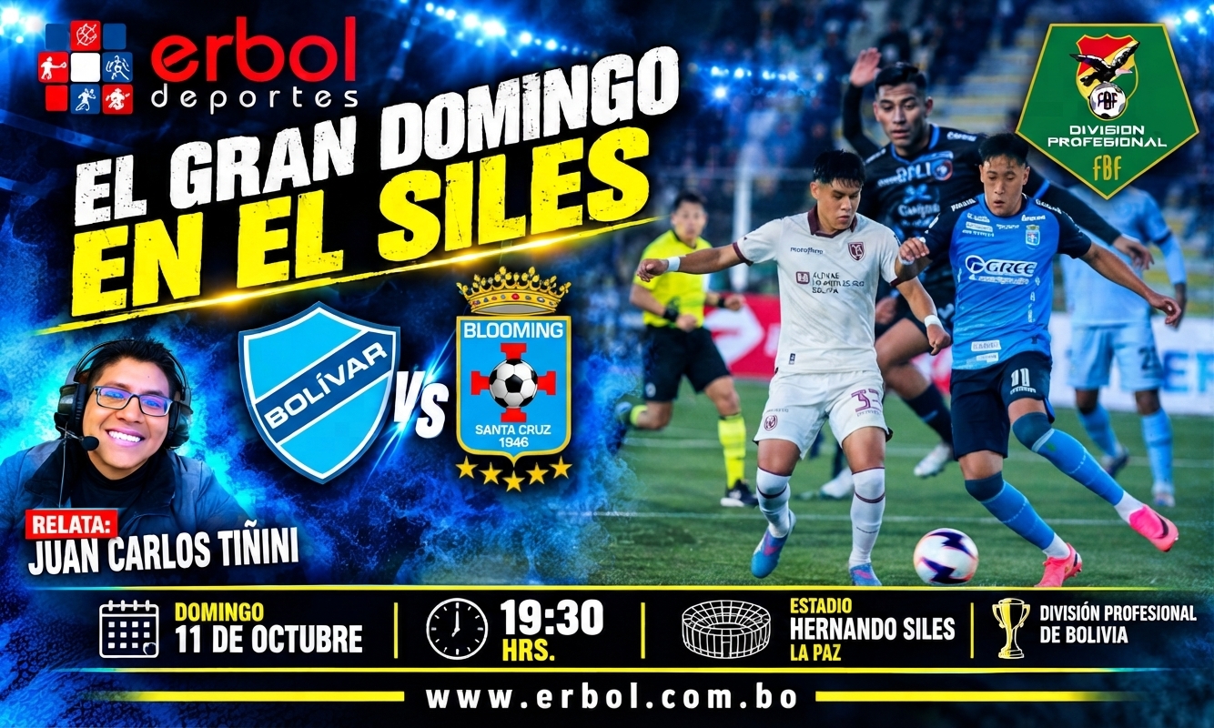 Bolívar vs Blooming en la radio