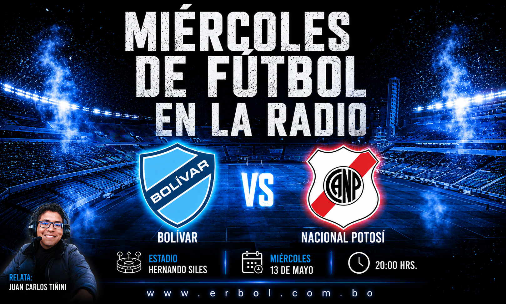 Bolívar vs Nacional Potosí en la Radio