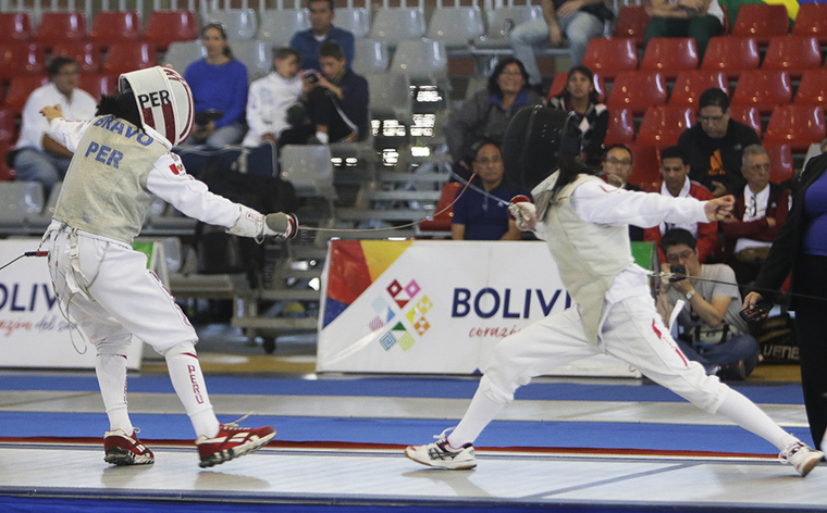 Bolivia gana una de oro en el Panamericano de esgrima