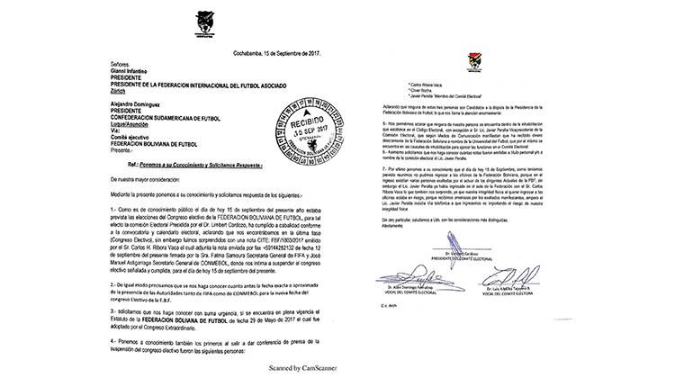 Comité observa carta
