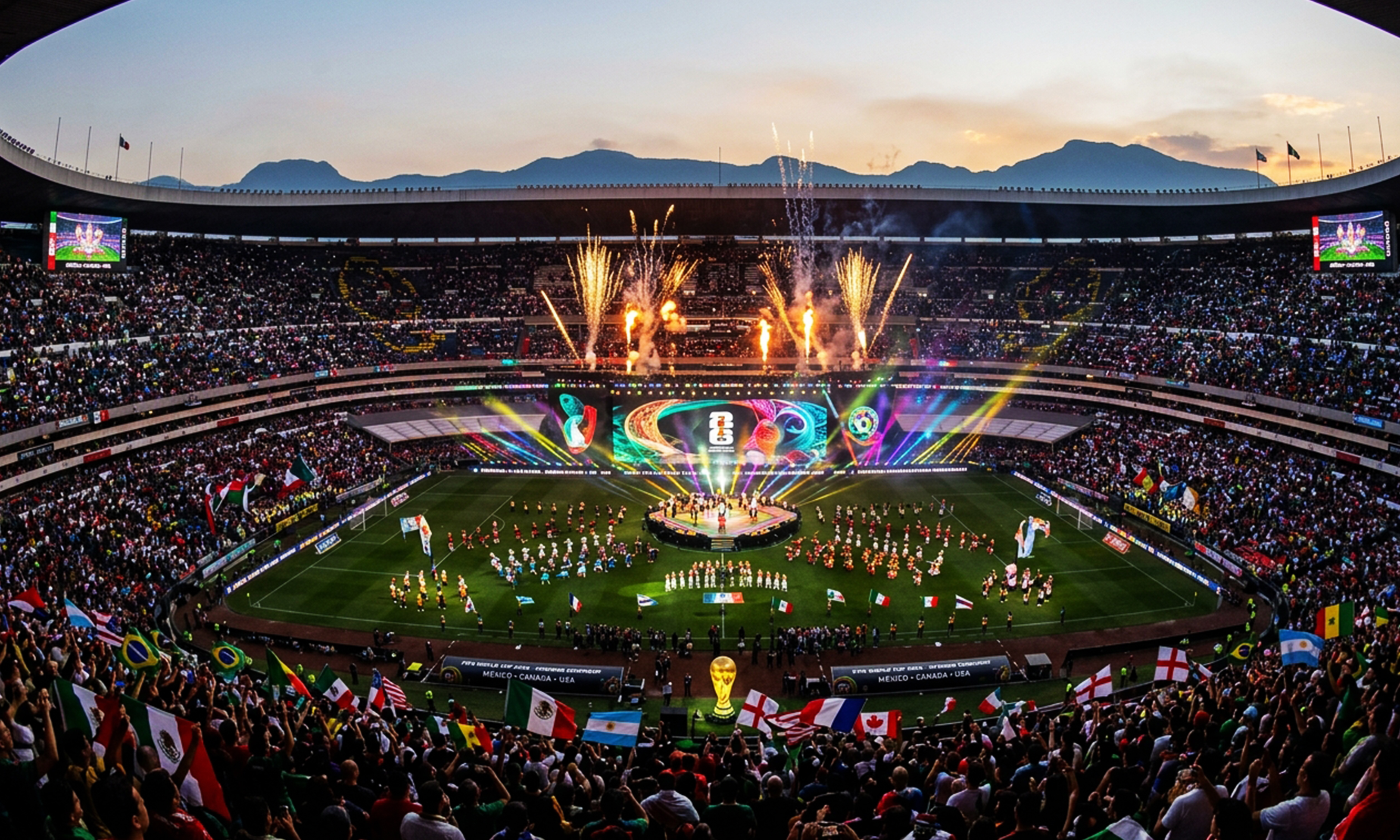 El Mundial 2026 arranca con tres ceremonias históricas de inauguración