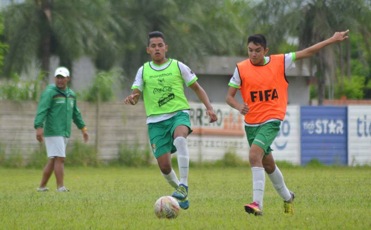 El primer amistoso de la sub 17