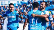 Empate color celeste