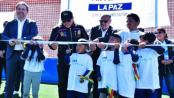 La FBF inauguró la cancha FIFA-arena, en Munaypata La Paz
