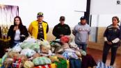 Terrazas entrega donación a los albergues