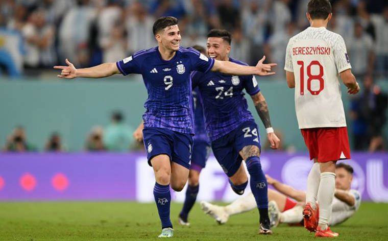 Julián Álvarez, la calle del gol