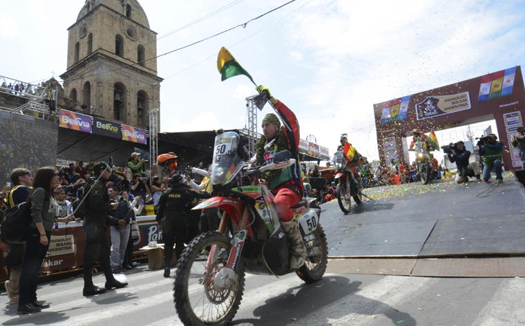 La Paz se prepara para el paso del Dakar