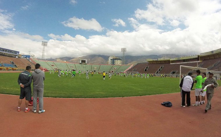 La sub 20 está en Cochabamba