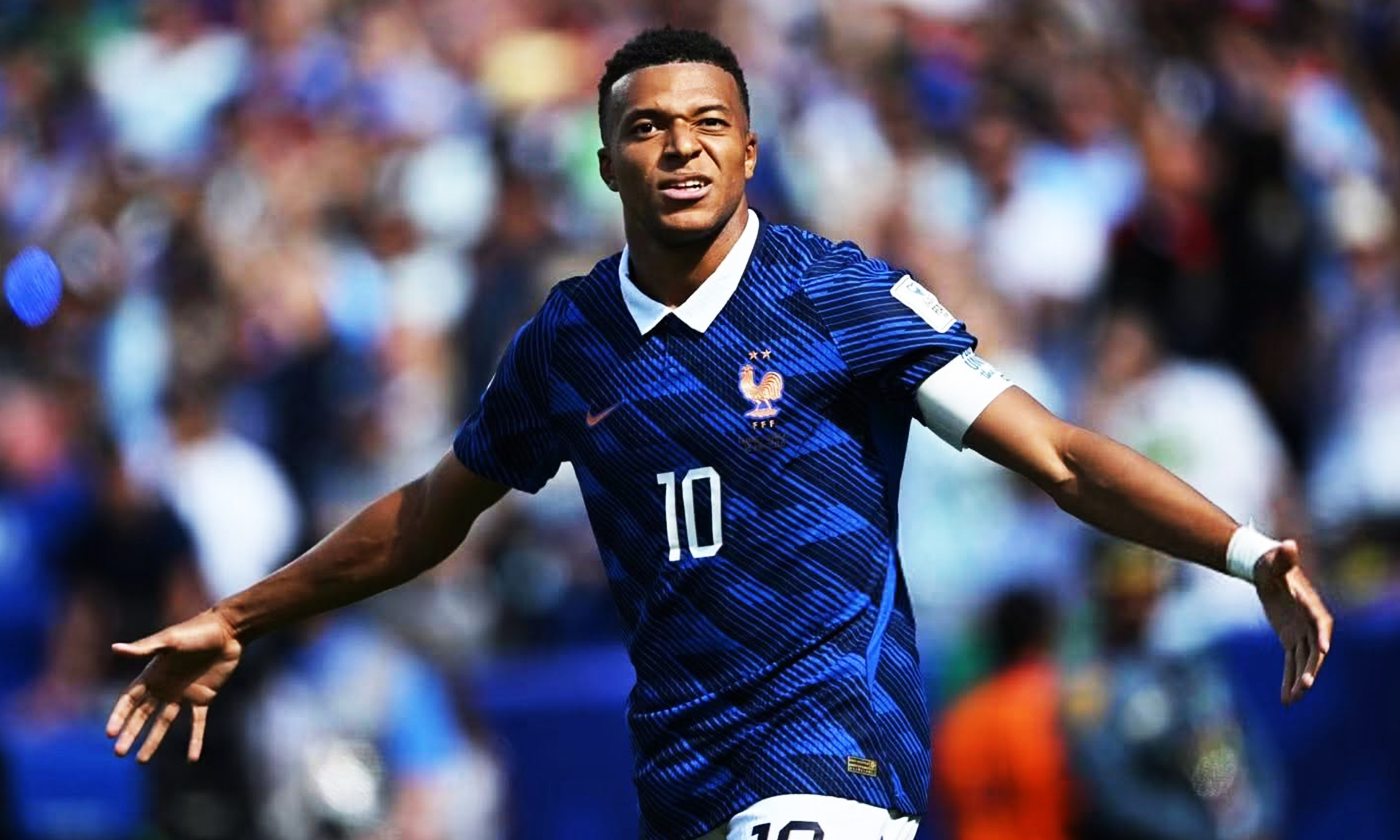 Mbappé a tres goles de la gloria eterna