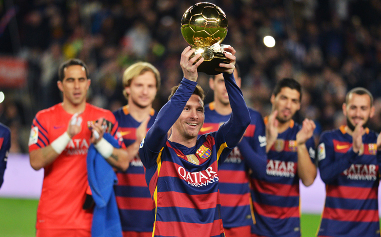 Messi hace goles con su balón