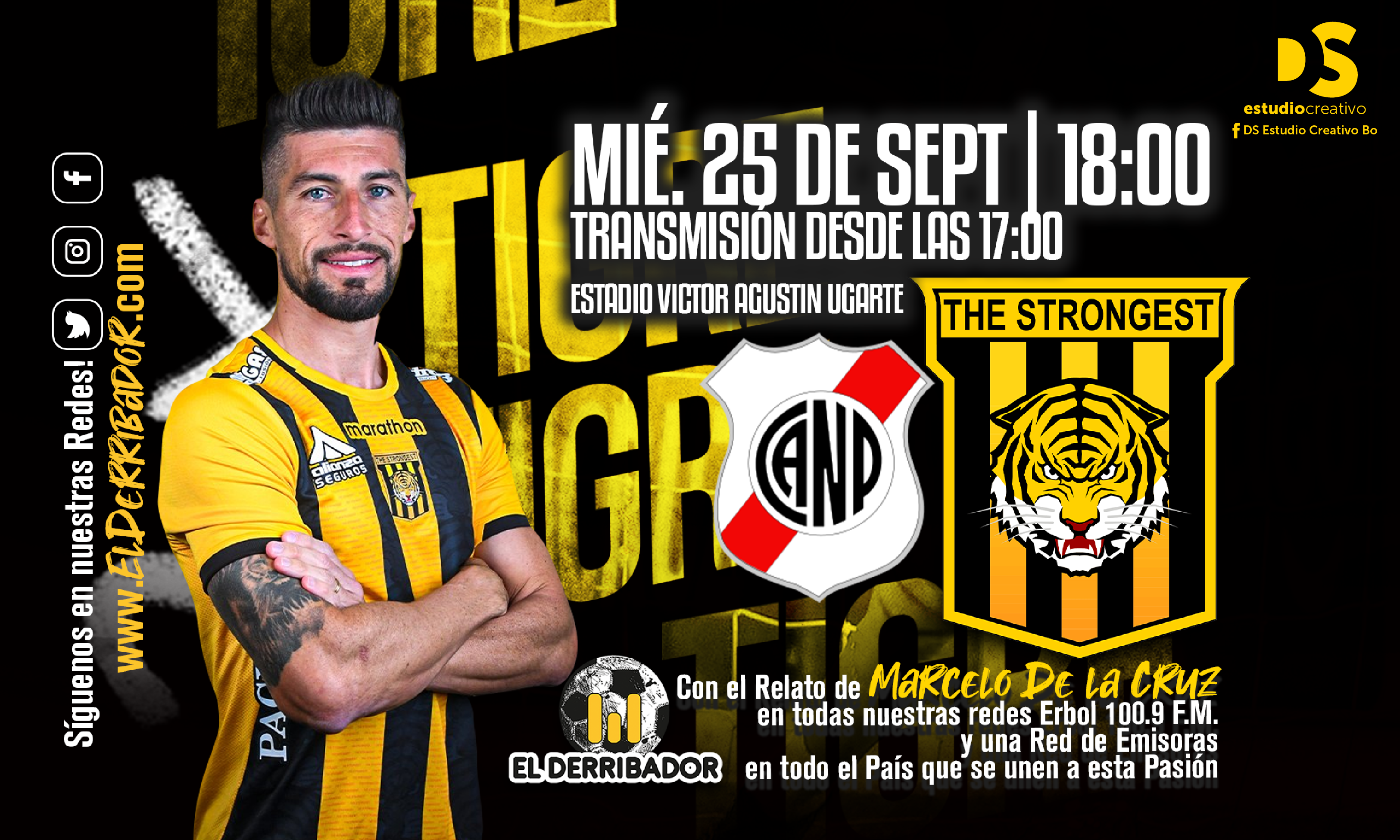  Nacional Potosí vs The Strongest en la radio