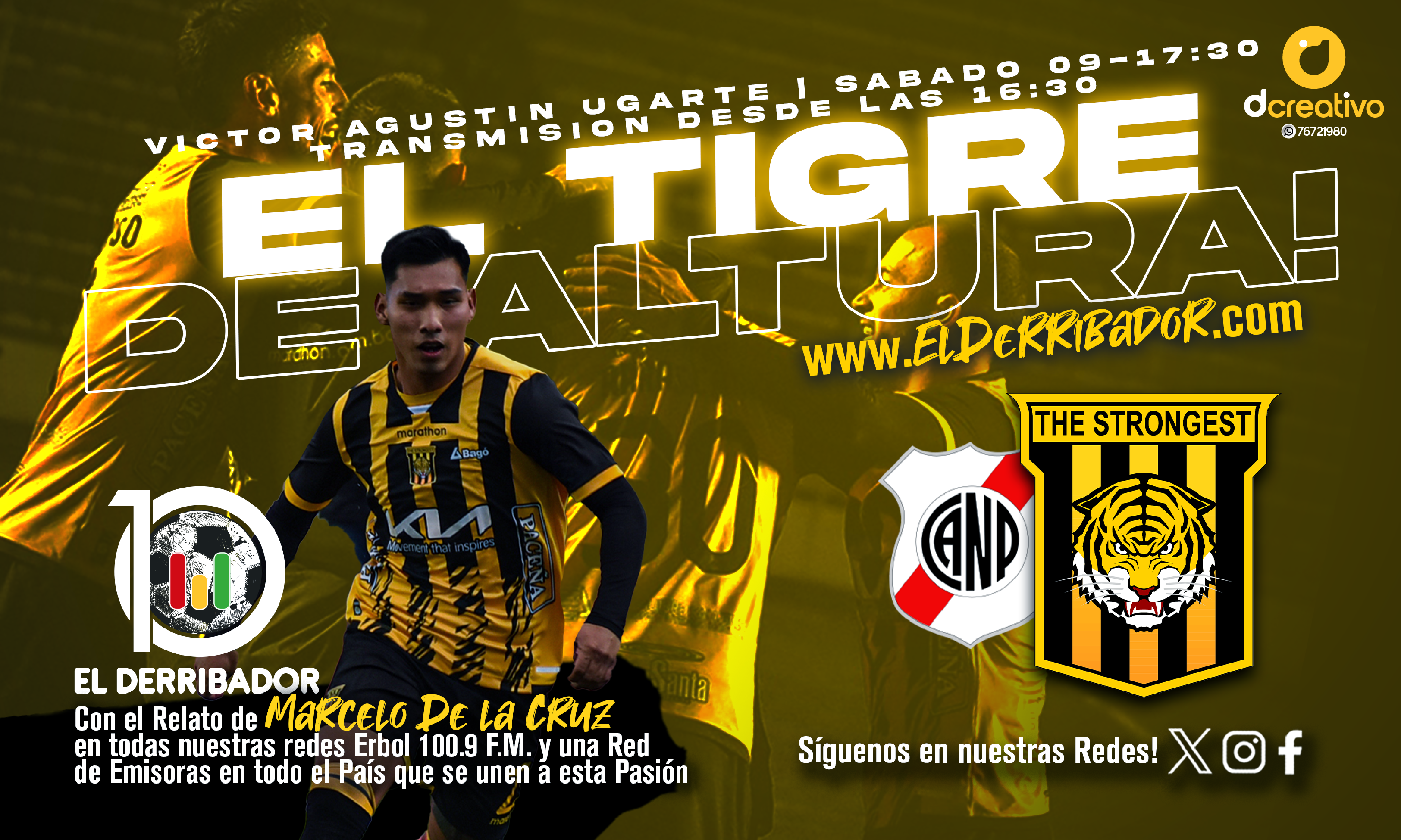 Nacional Potosí vs The Strongest en la Radio