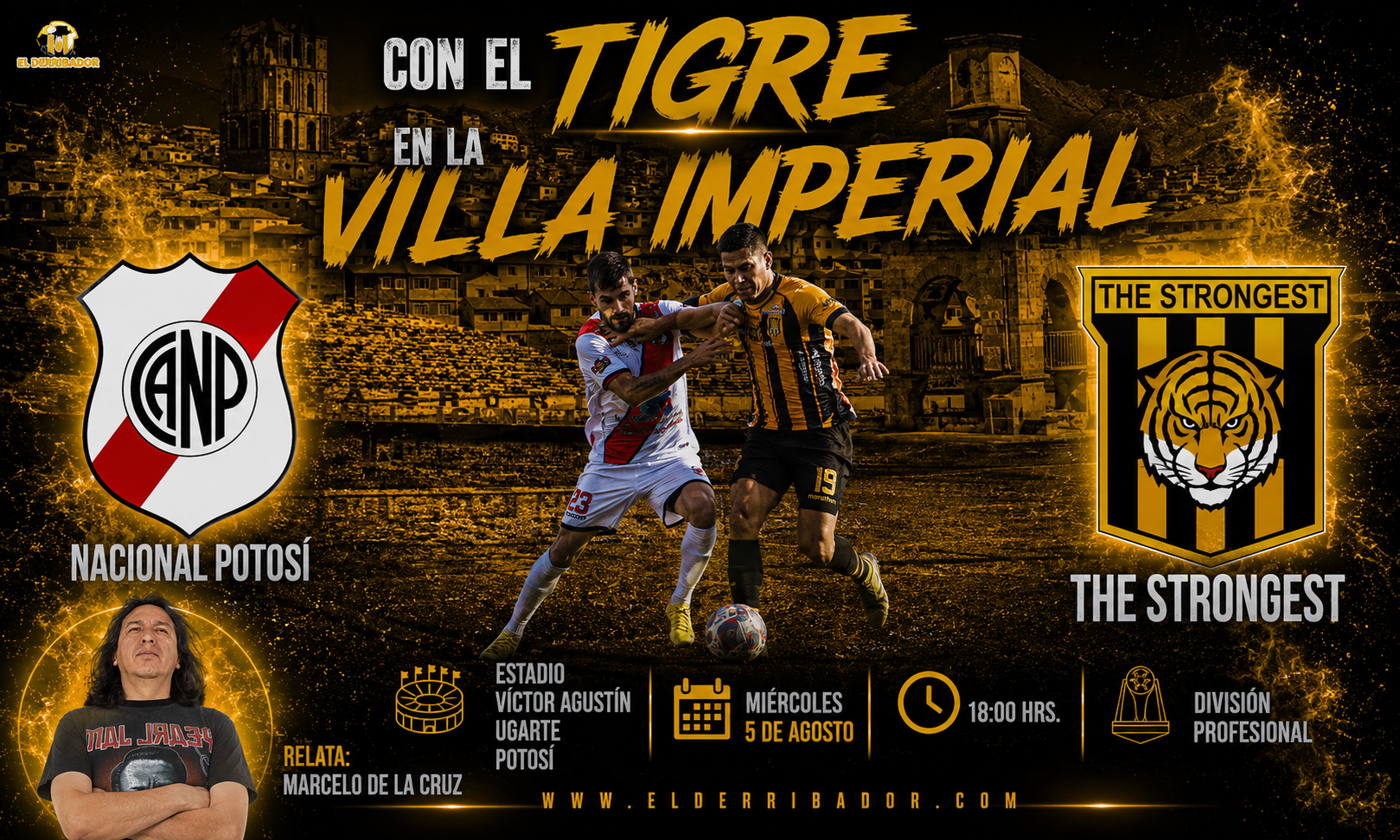 Nacional Potosí vs The Strongest en la Radio