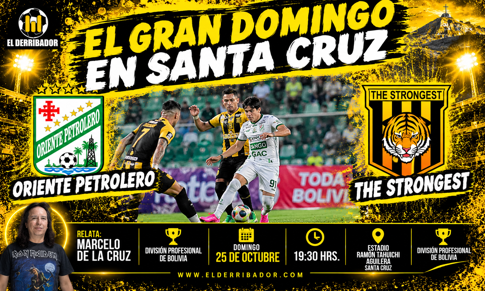 Oriente Petrolero vs The Strongest en la Radio