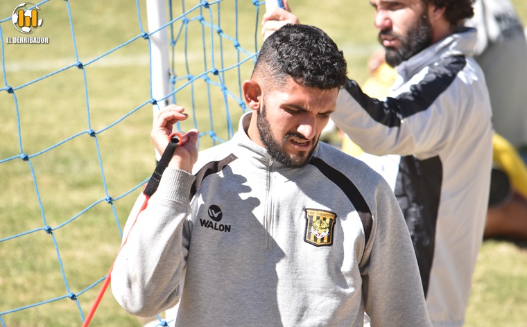Ortiz con el grupo