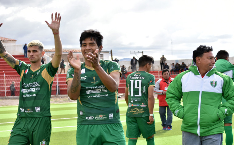 Real Tomayapo ganó de visitante 