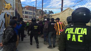 116 hinchas detenidos