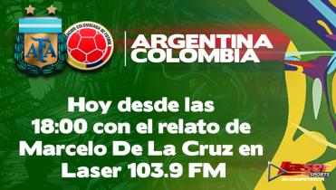 ARGENTINA Vs. COLOMBIA en la Radio