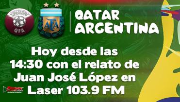 ARGENTINA Vs. QATAR en la Radio