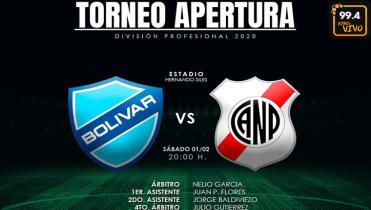 BOLÍVAR VS. NACIONAL POTOSÍ en la Radio