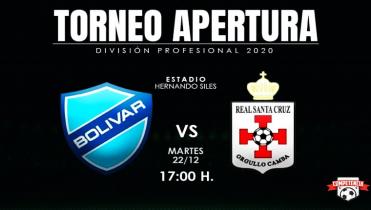 BOLÍVAR Vs. REAL SANTA CRUZ en la Radio 