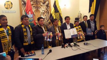 Brigada paceña distinguió al Tigre