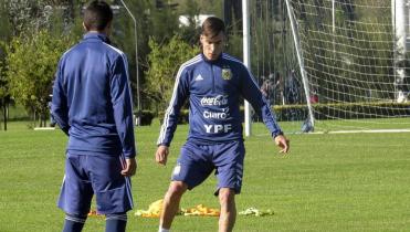 Cinco mundialistas en Ezeiza