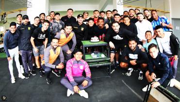 El club al hombro de los jugadores