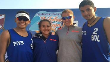 El voley define duplas