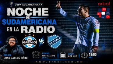 Gremio vs Bolívar en la Radio