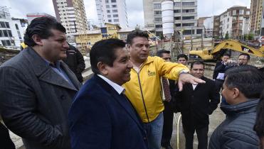 La Alcaldía garantiza trabajos del estadio