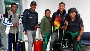 La profe y sus chicos en Cuiabá