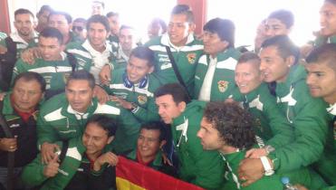 Morales respalda a la selección 