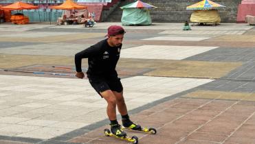 Paolo Vargas se alista para el sudamericano de Ski Cross Country
