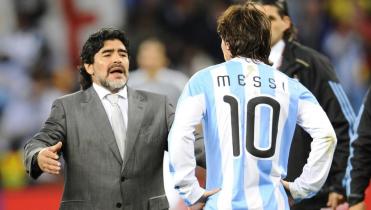 Para Maradona Messi no es un caudillo