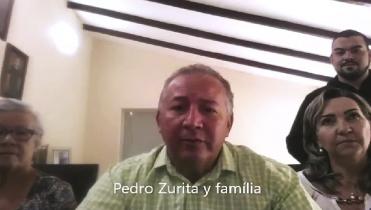 Pedro Zurita y familia están bien