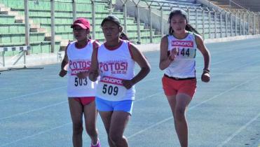 Potosí oro en atletismo