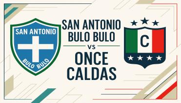 San Antonio vs Once Caldas en la Radio