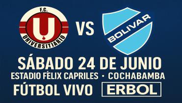 U de Vinto vs Bolívar en la Radio