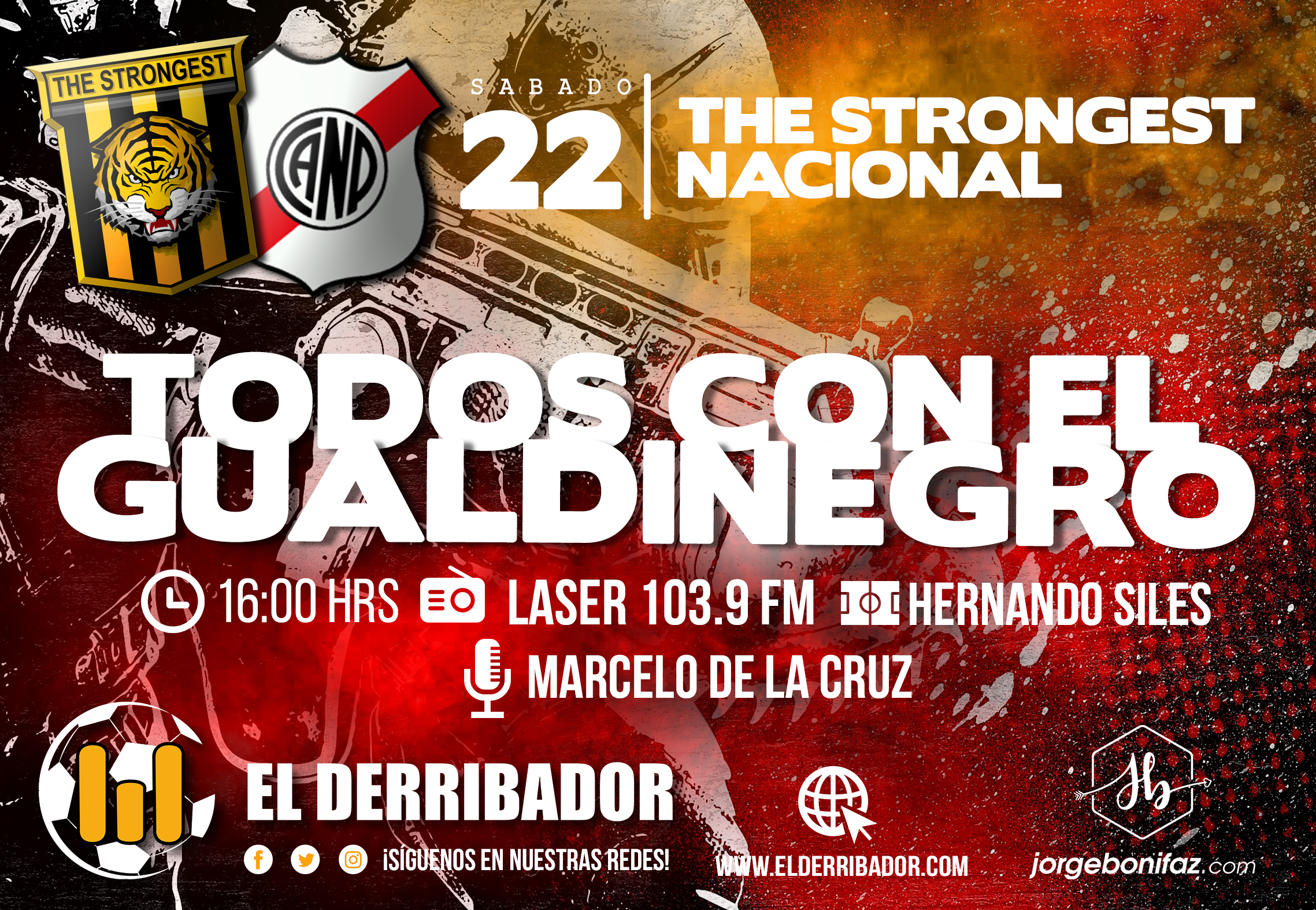 THE STRONGEST Vs. NACIONAL en la Radio