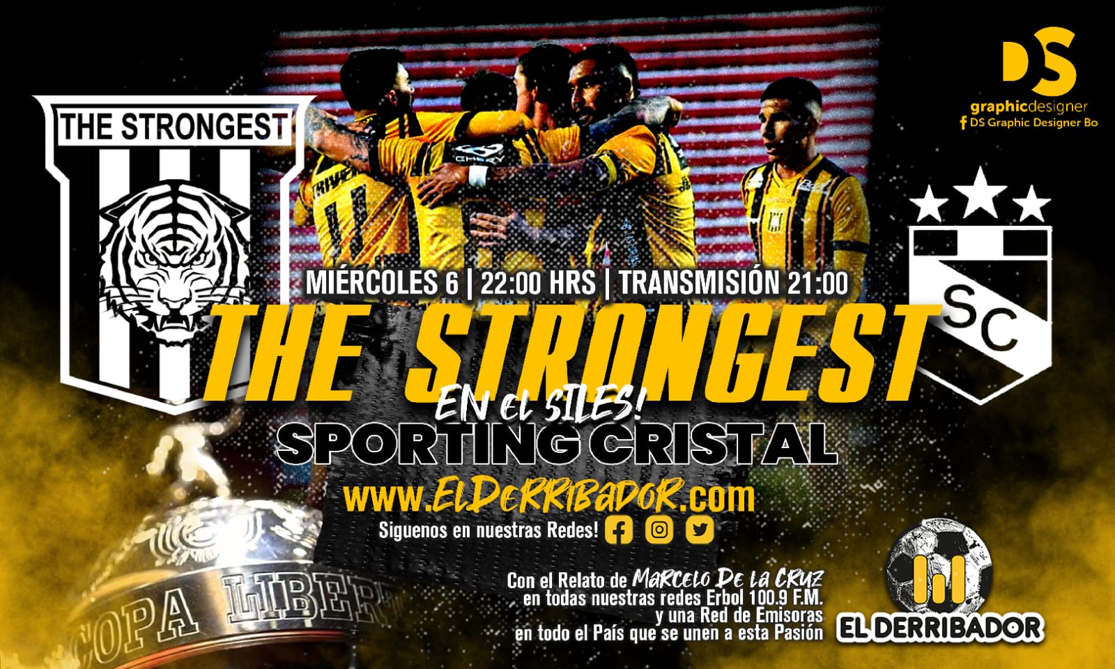 THE STRONGEST VS. SPORTING CRISTAL en la Radio 