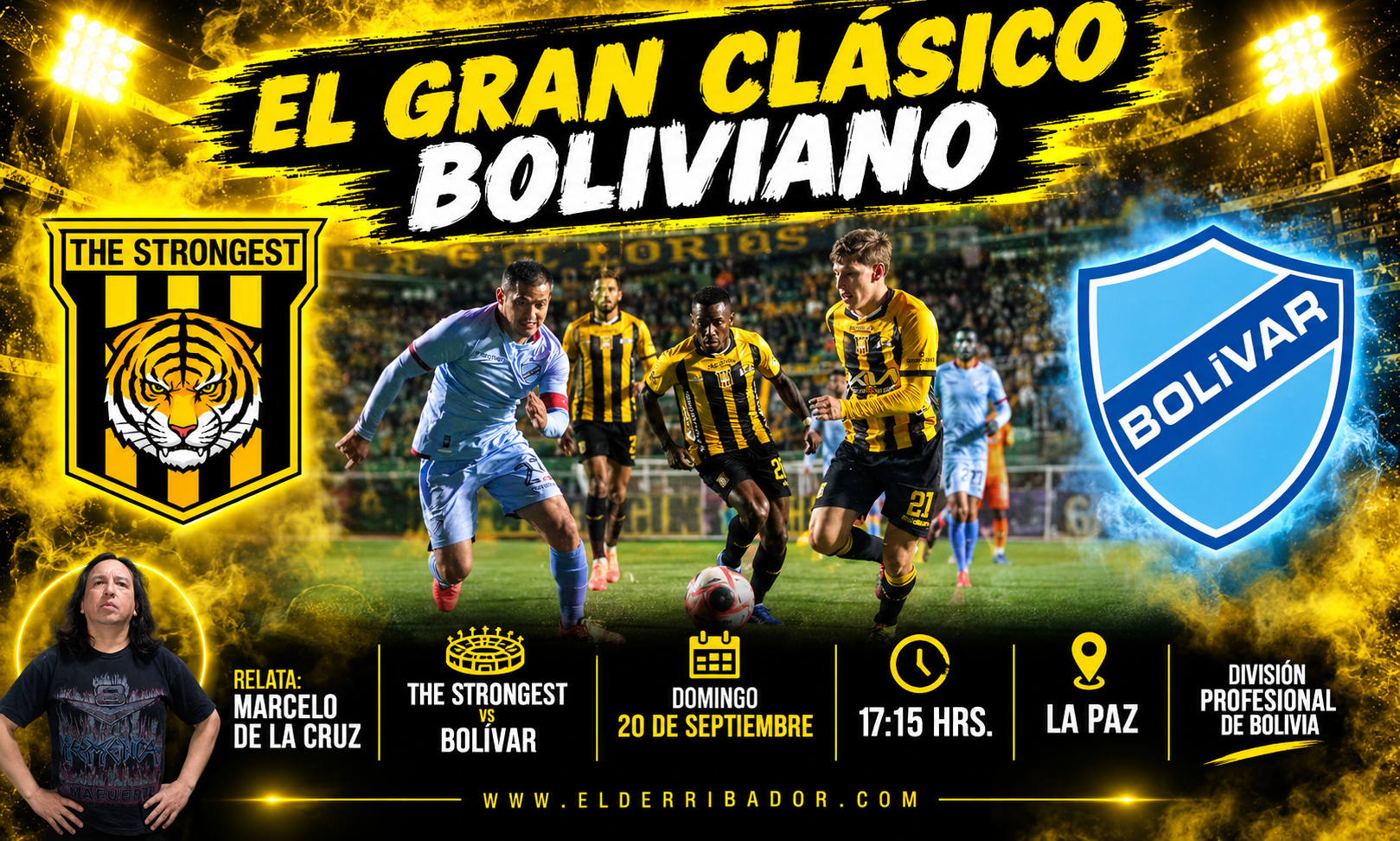 The Strongest vs Bolívar en la Radio