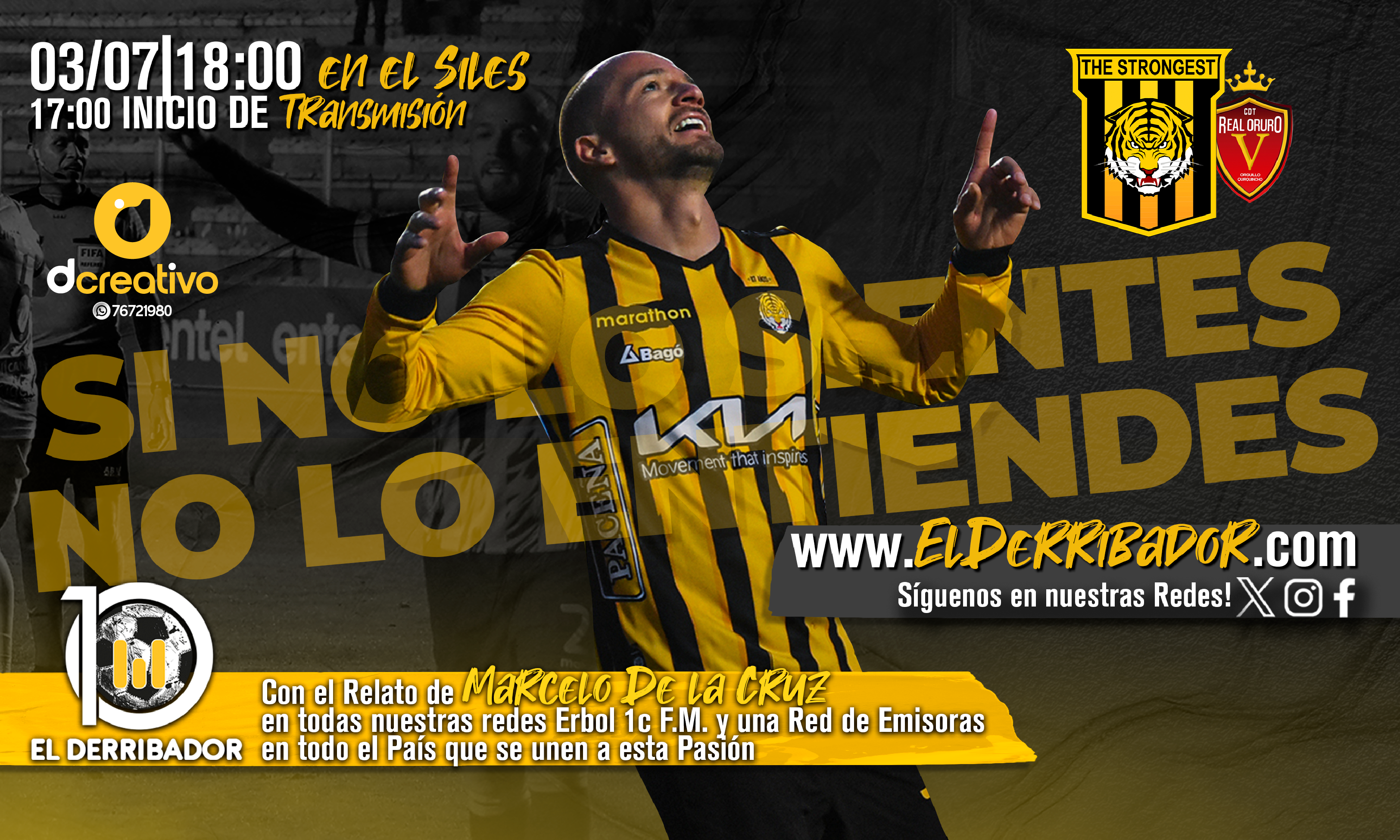 The Strongest vs Real Oruro en la radio